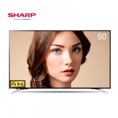 夏普（SHARP）  50英寸4K超高清智能网络液晶平板电视机 新款